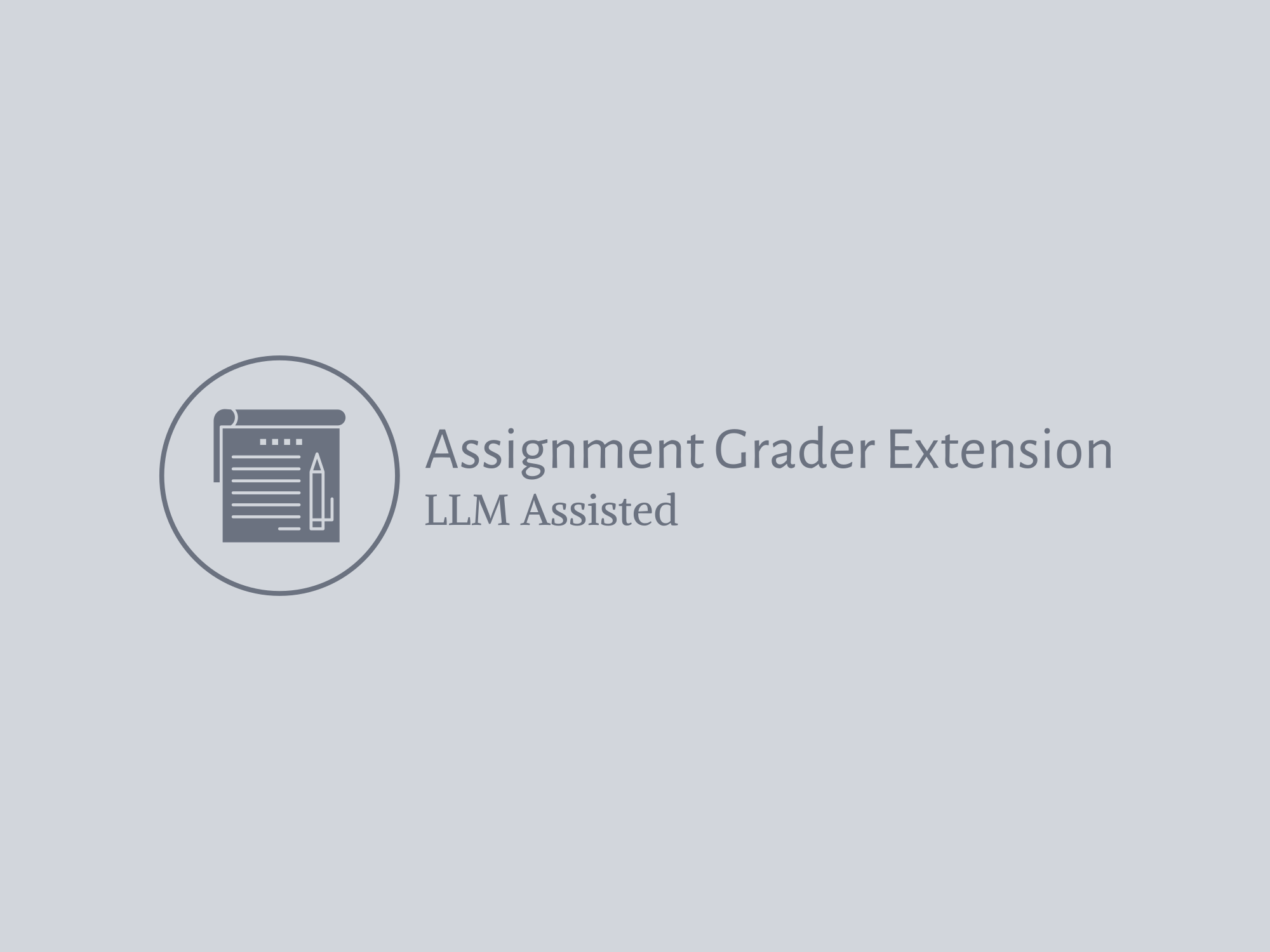 Assignment Grader Extension