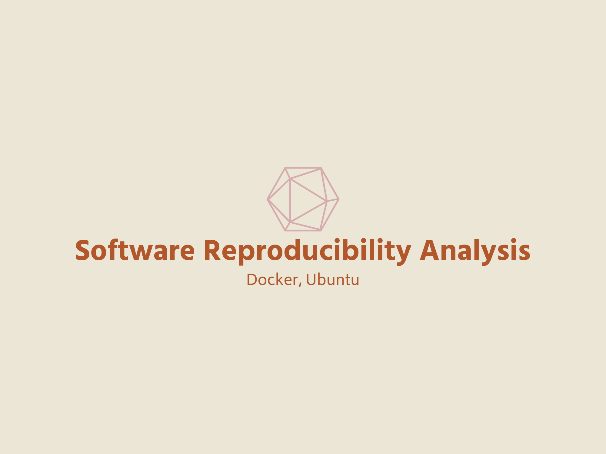 Research - Software Reproducibility Analysis